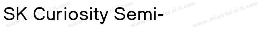SK Curiosity Semi字体转换